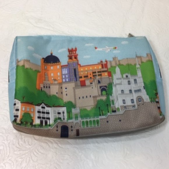 Tap Executive Bags Tap Air Portugal Business Class Amenity Zip Pouch Sintra Potugal Design